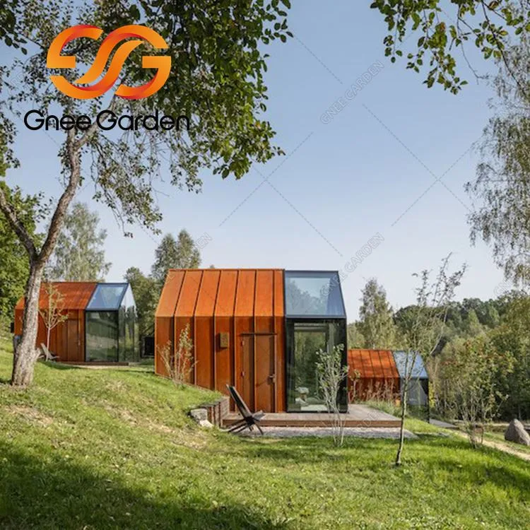 Corten stål rusten metal facade