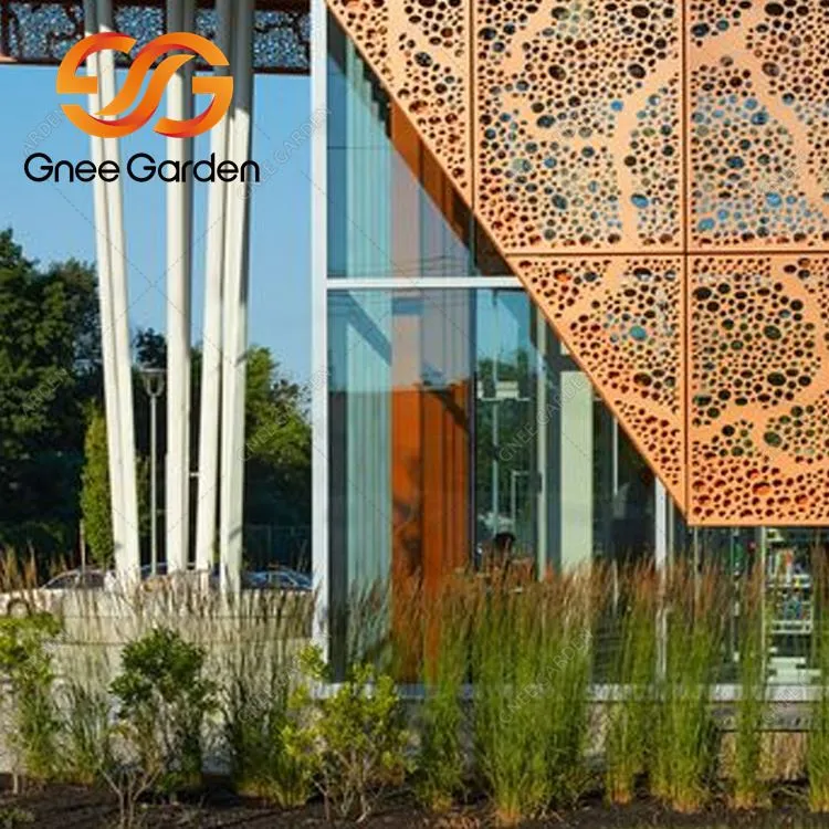 Aluminiums stående søm Vægbeklædning