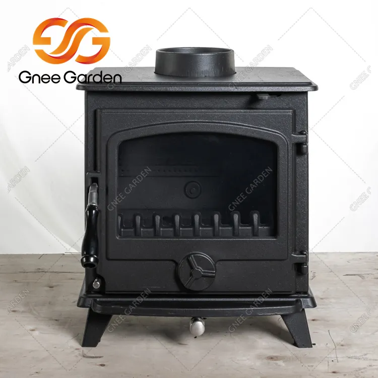 Støbejern log brændeovn