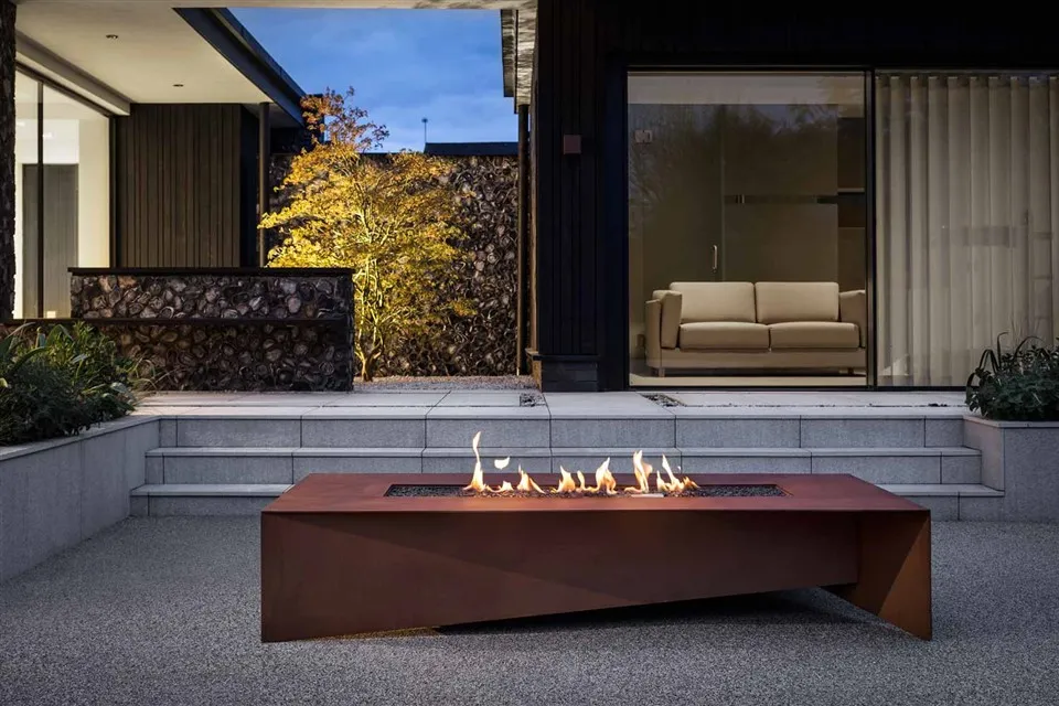 Corten Camping Bålplads