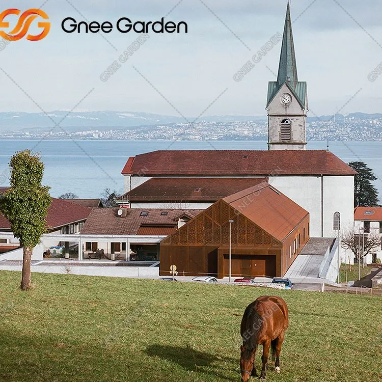Corten facade gardinvæg