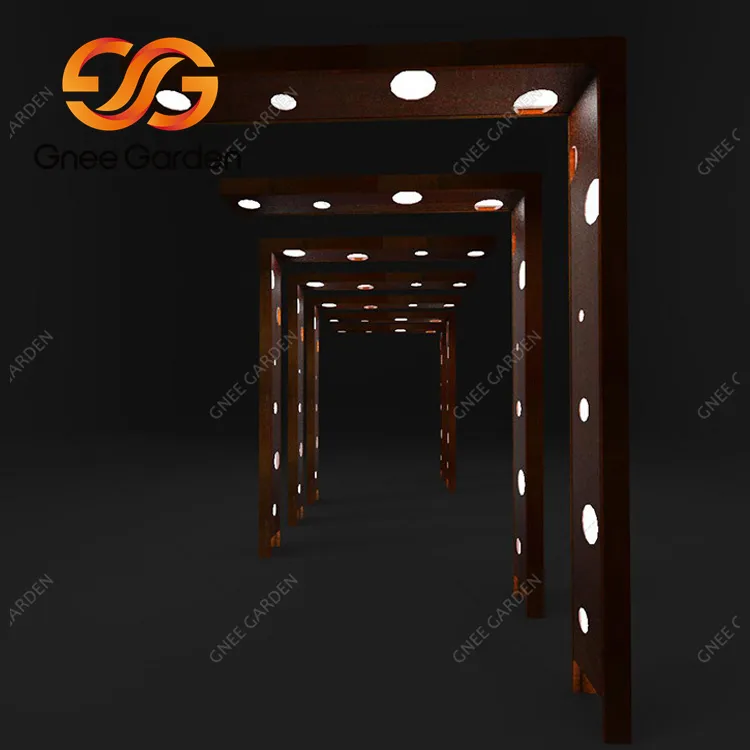 Corten Have Pergola