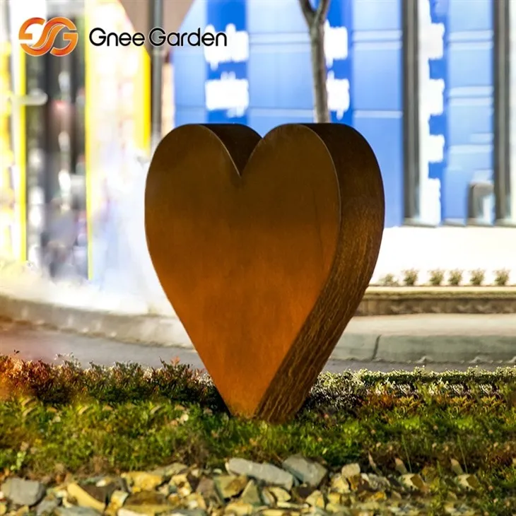 Corten Metal Mailbox udendørs brevkasse