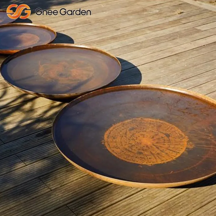 Corten Rust Resistant Propane Fire Bowl