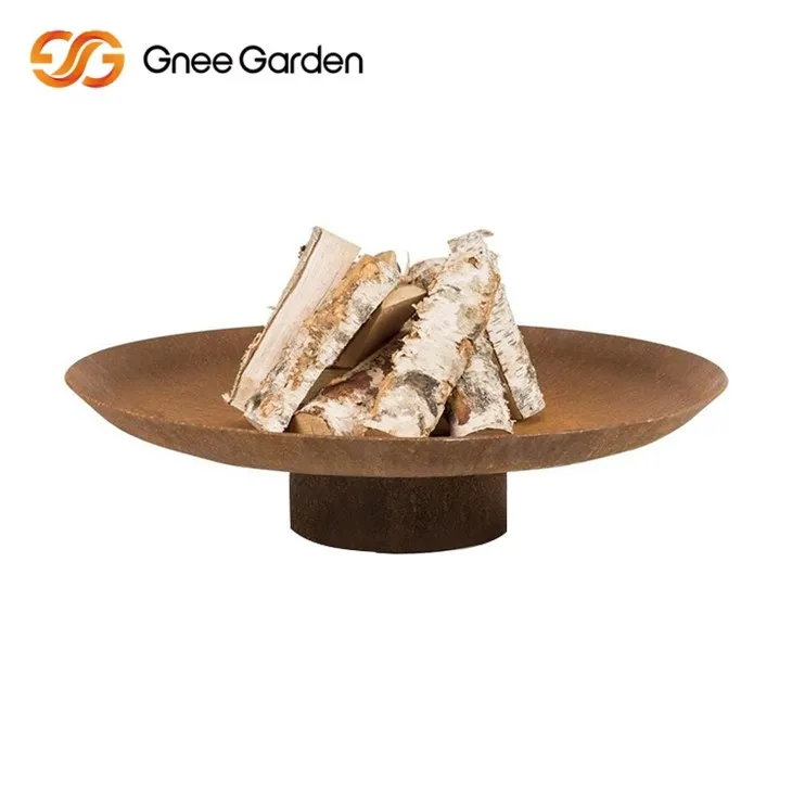 Corten Rustik Pejs Moderne Stil