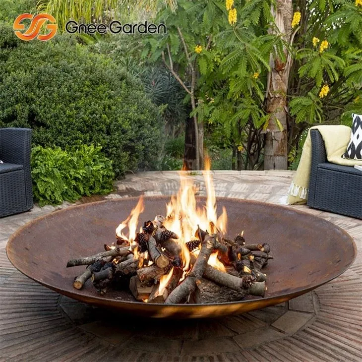 Corten Steel Fire Bowl Rust Resistent Outdoor