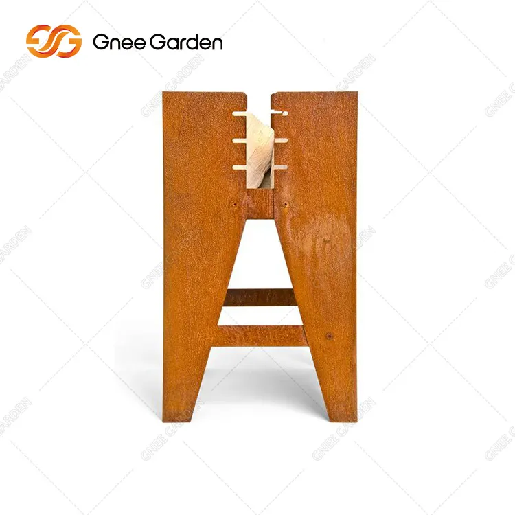 Corten stål grill grill grill