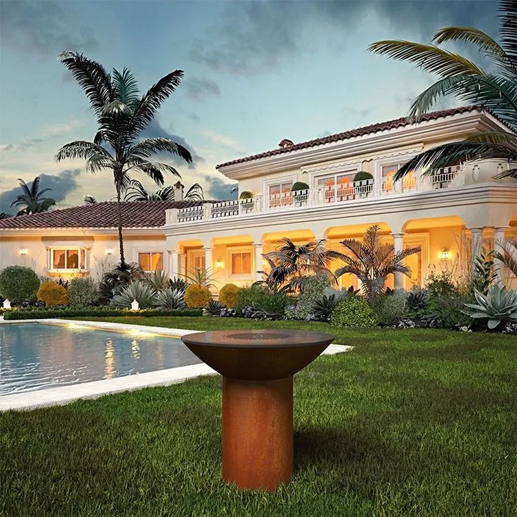 Corten Steel Barbeque Grills Stilfuld og Stærk