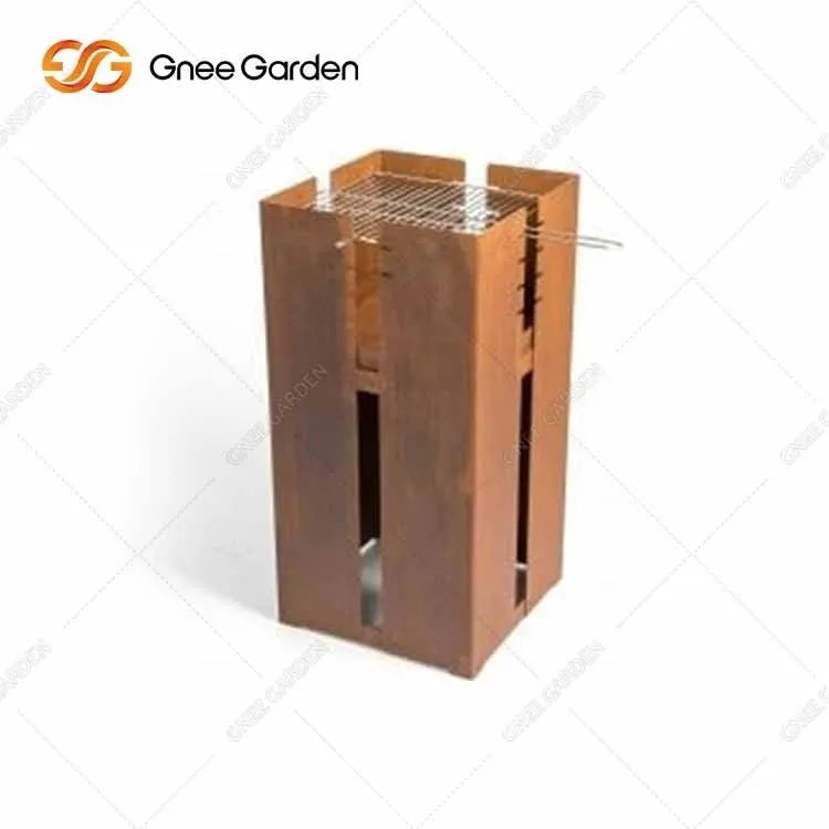 Corten Steel Bbq Grills For Outdoor
