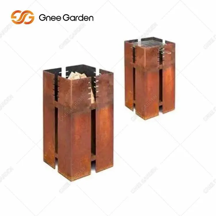 Corten Steel Bbq Grills For Outdoor