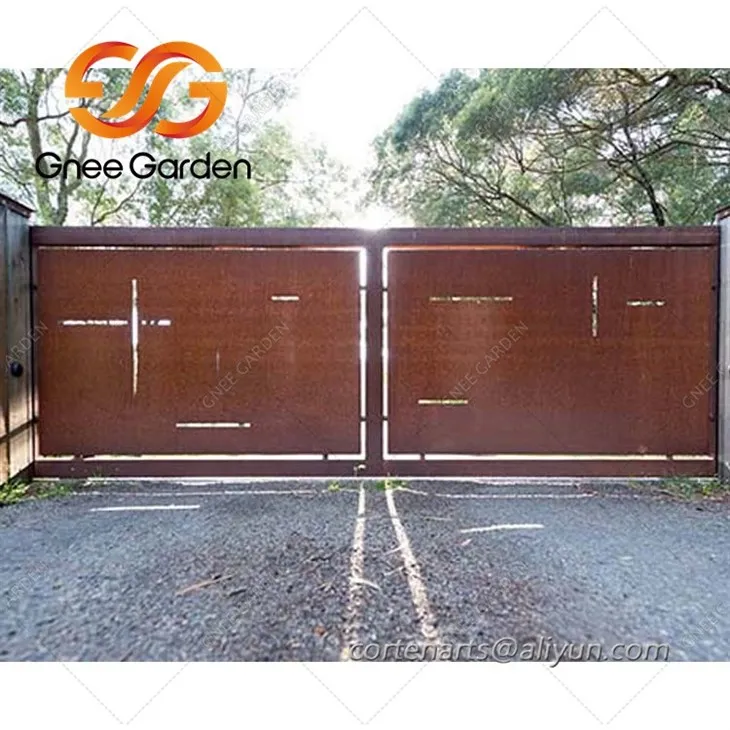 Corten Steel Unique Metal Gates