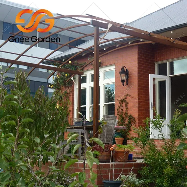 Corten stål metal havepavillon