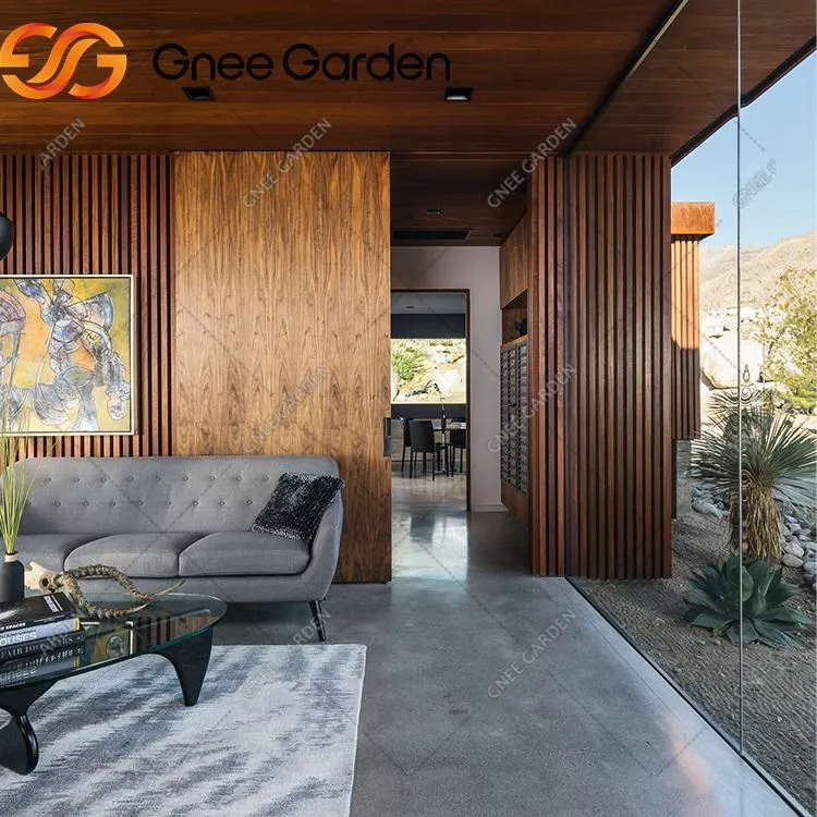 Corten vægpanelbeklædningsdesign