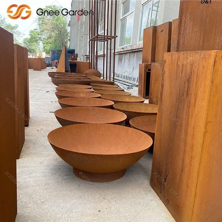 Corten vejrbestandig propan pit have