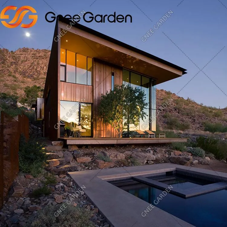 Dekorativ facade corten gardinvæg