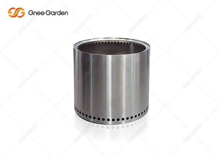 Dekorativ metal bålplads