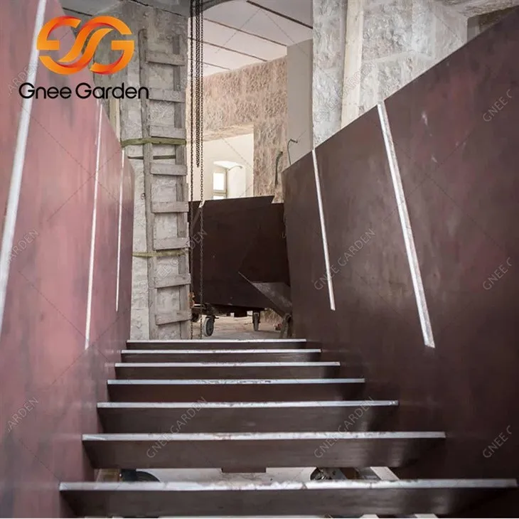 Corten steel stairs