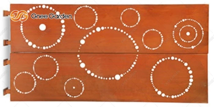 Corten Steel garden screen panels Corten Steel garden screen panels