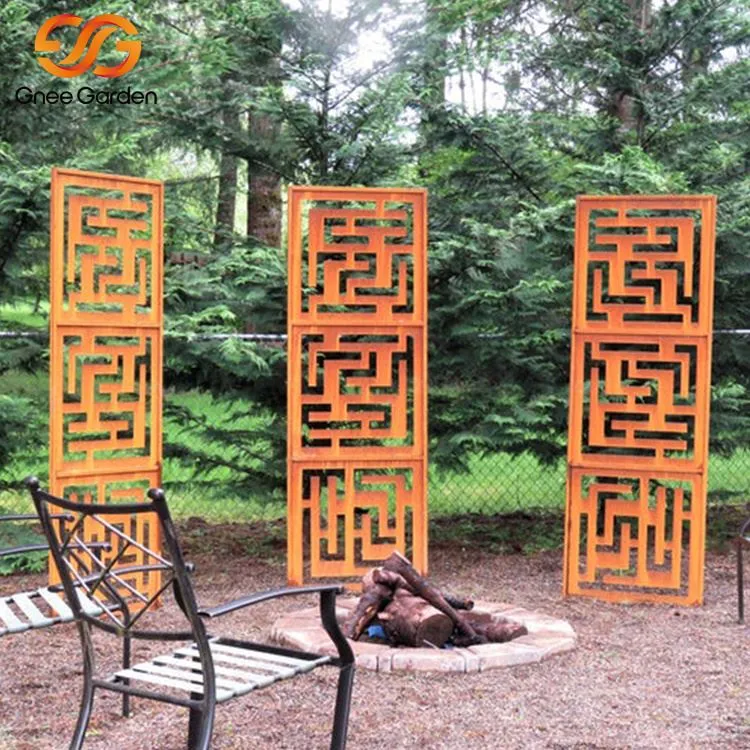 Laserskærer Corten stålpaneler