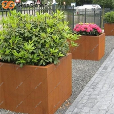 Corten Steel Modern Planters: En guide til udendørs haver