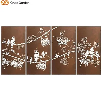 Corten Steel Screens - Holdbar og stilfuld for privatlivets fred