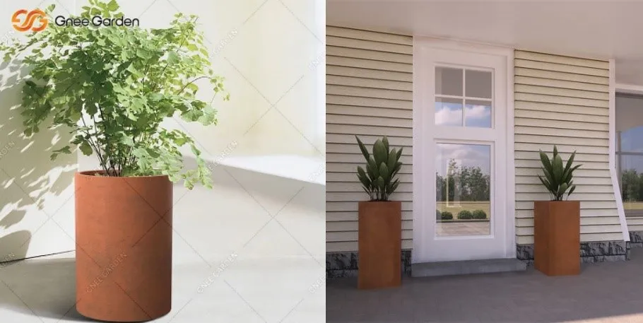 planter rectangle steel planter rectangle steel