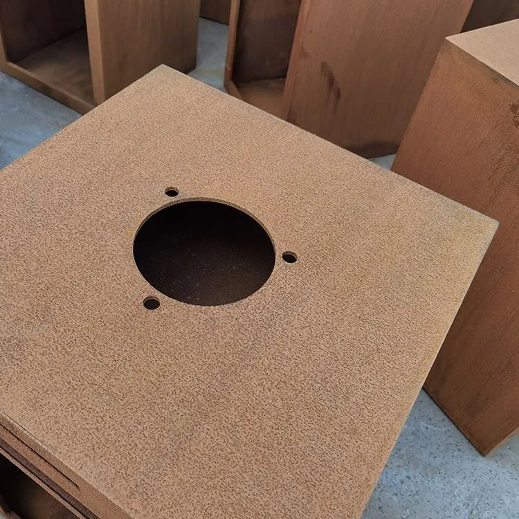 Outdoor Bbq Rusty Corten Steel