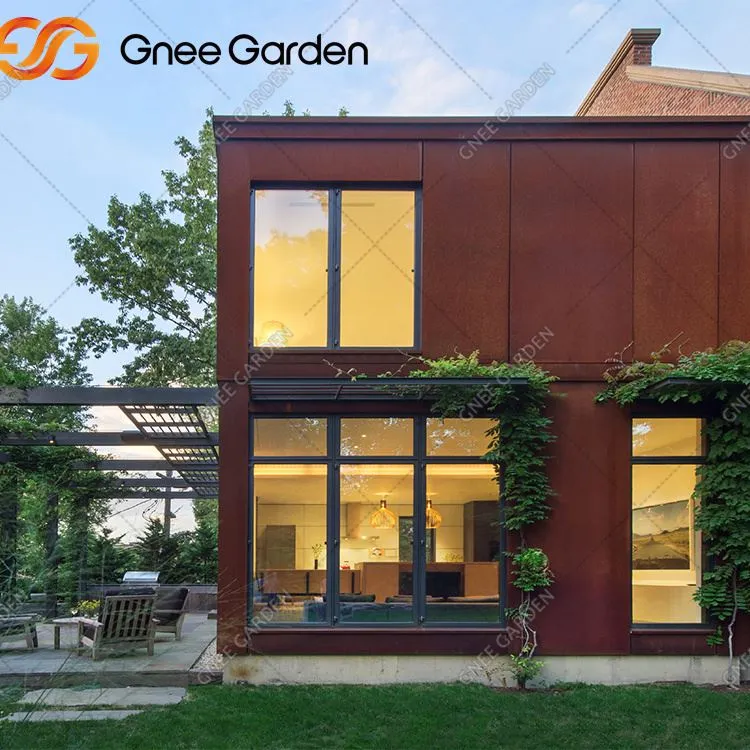 Udendørs have corten væg beklædning