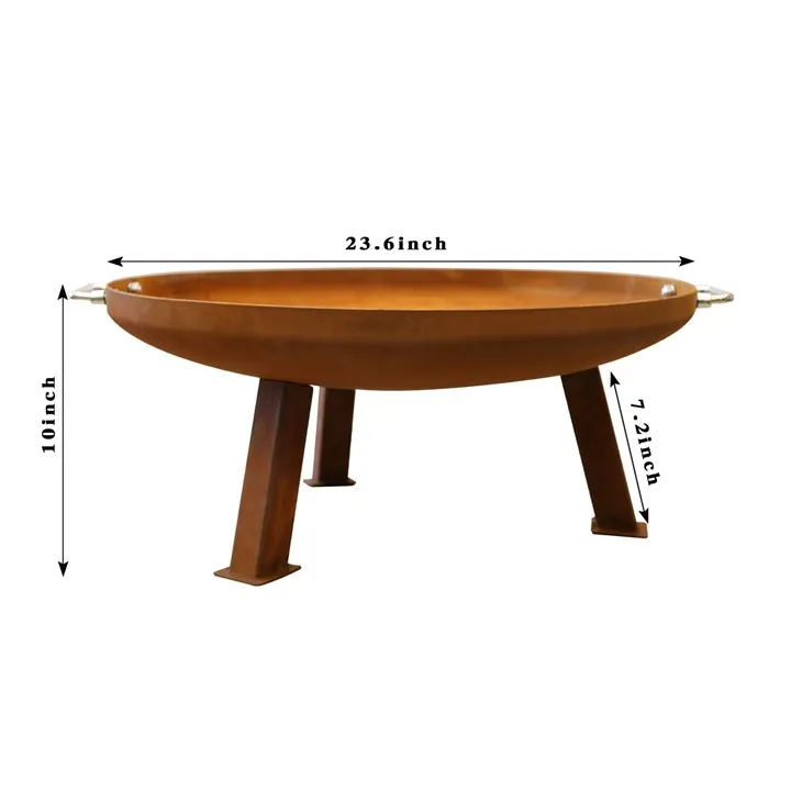 Udendørs stålbrænder