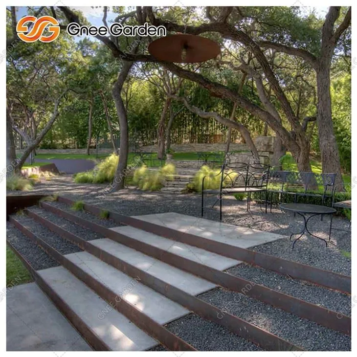 Udendørs forvitring Ståltrapper