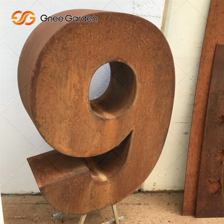 Forvitring Stål nummer brevkasse