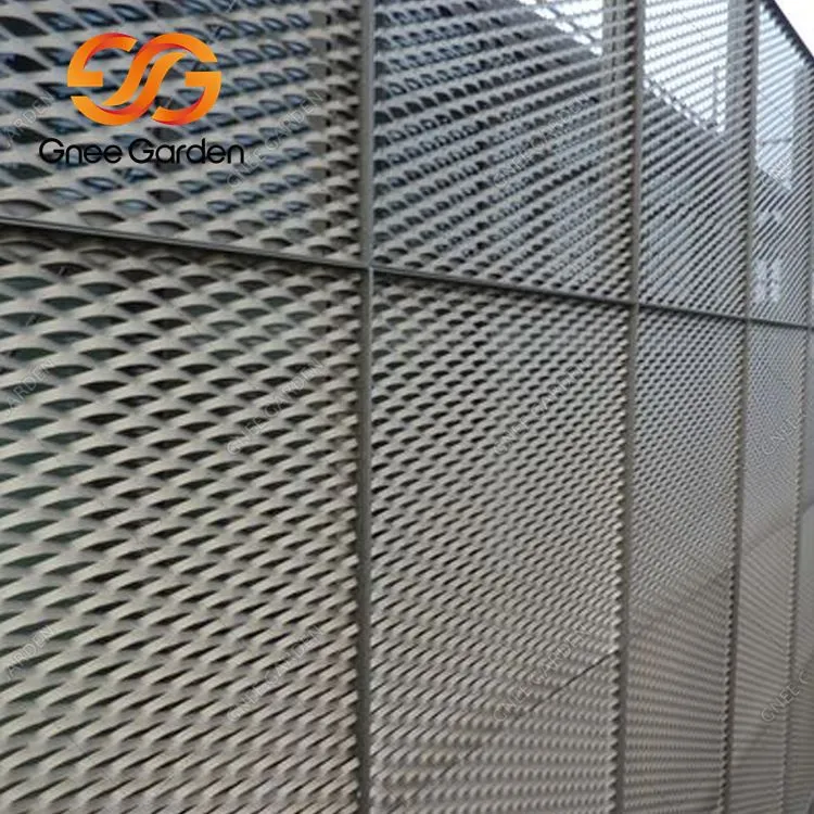 Perforeret rustfrit stålnet