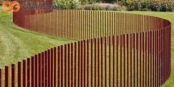 Corten fence panels Corten fence panels
