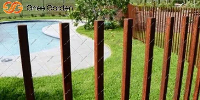 Weathering steel fence Weathering steel fence