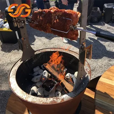 Corten metalbeklædning BBQ