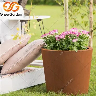 Moderne Corten Stål plantekasser