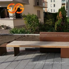 Forvitringsstål Udendørs møbler