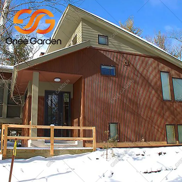 Forvitrende stål Rustnede metaltage